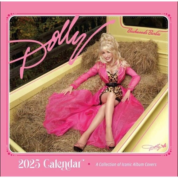 Dolly Parton 2025 Wall Calendar A Collection of Album Covers Backwoods Barbie - Picture 1 of 2